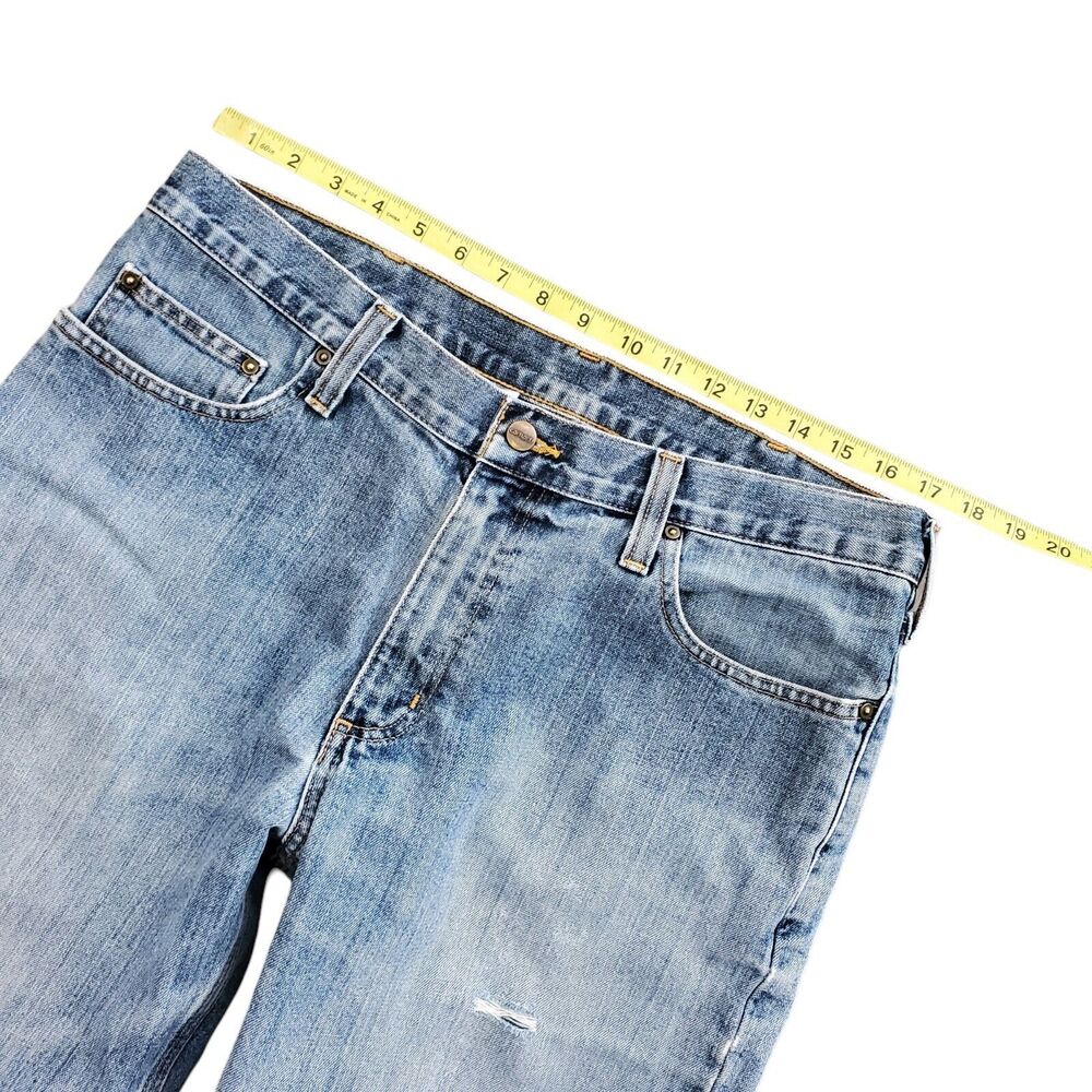 CARHARTT Jeans Mens 36X30 Blue Workwear Casual Hunting Camping Hiking Outdoor - Picture 5 of 9